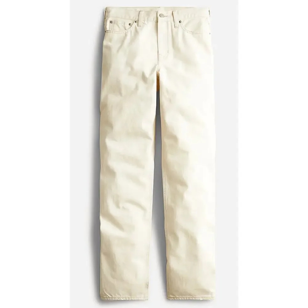 JCrew Slouchy boyfriend jean in ecru
